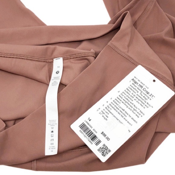 🍋Lululemon Align High Rise Crop Leggings 21” - Picture 8 of 9